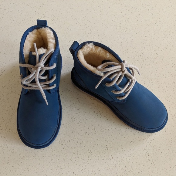 navy blue ugg style boots